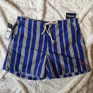 NWT Polo by Ralph Lauren Striped Swimshorts Sz 30